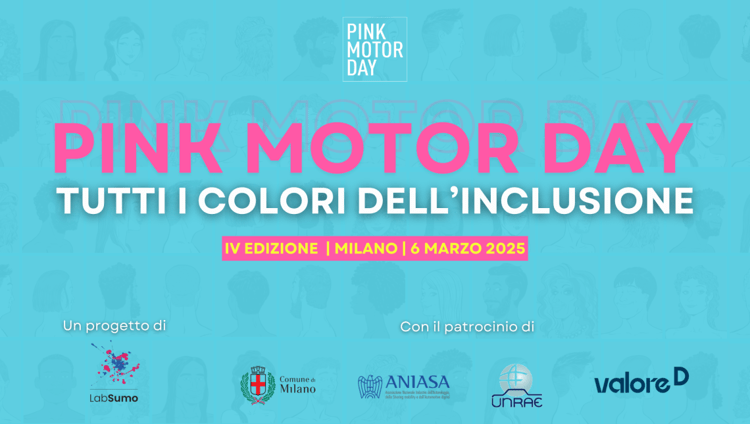 Torna il Pink Motor Day con un nuovo tema “Tutti i colori dell’inclusione