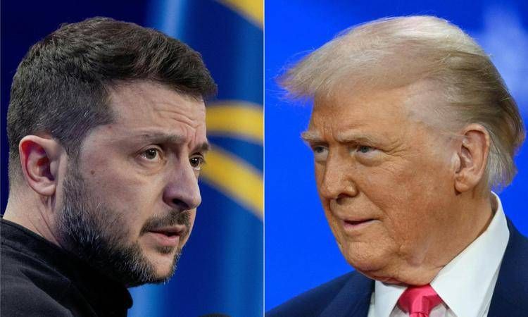 Volodymyr Zelensky e Donald Trump - Afp