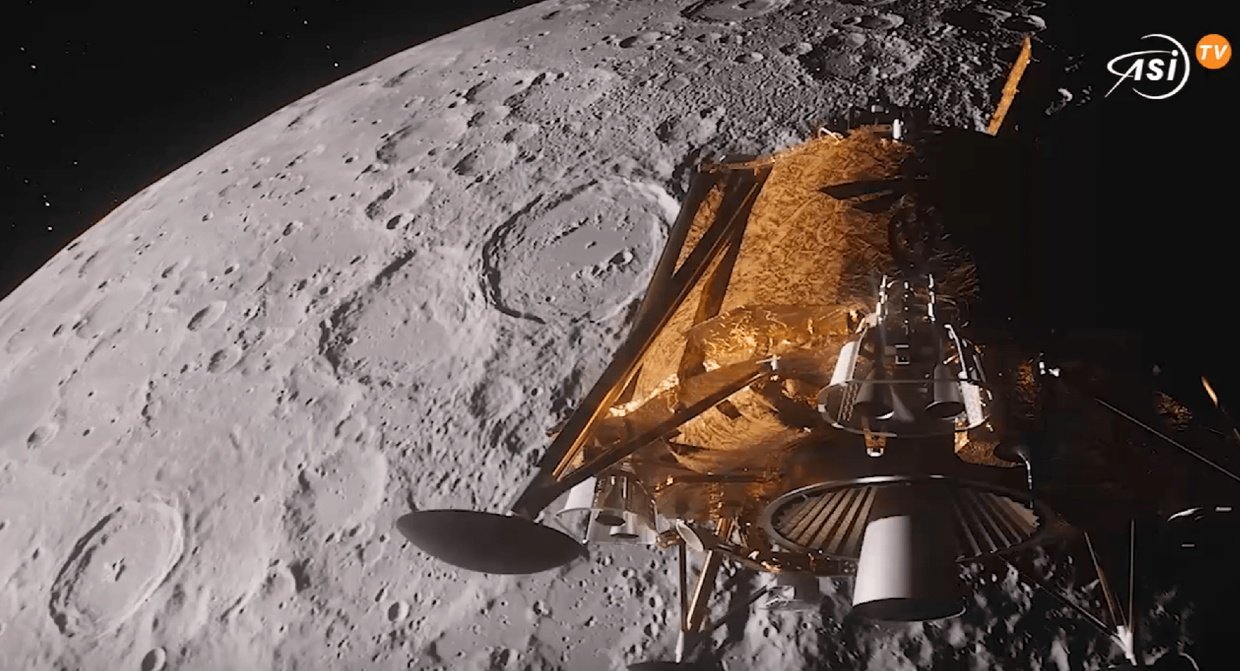 Italy protagonist in the lunar mission with live streaming