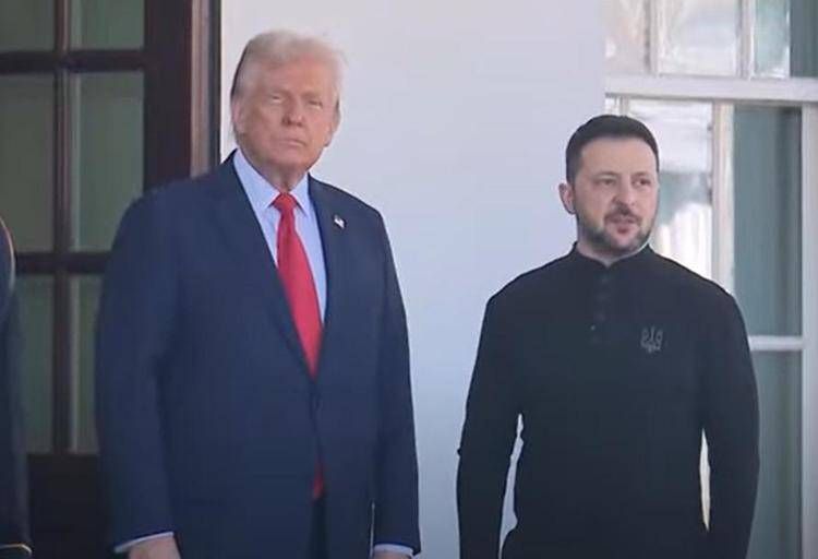 Zelensky alla Casa Bianca accolto da Trump