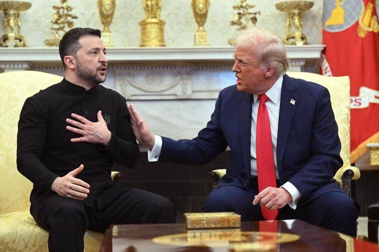 Colloquio Zelensky-Trump (Afp)