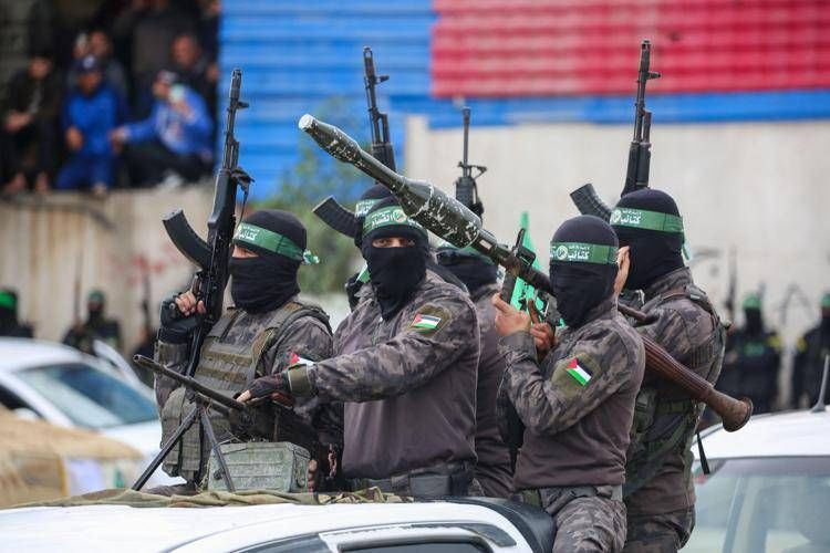 Miliziani Hamas (Afp)