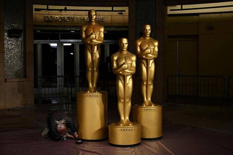 Gli Oscar davanti al Dolby Theatre