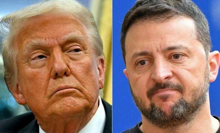 Donald Trump e Volodymyr Zelensky - Afp