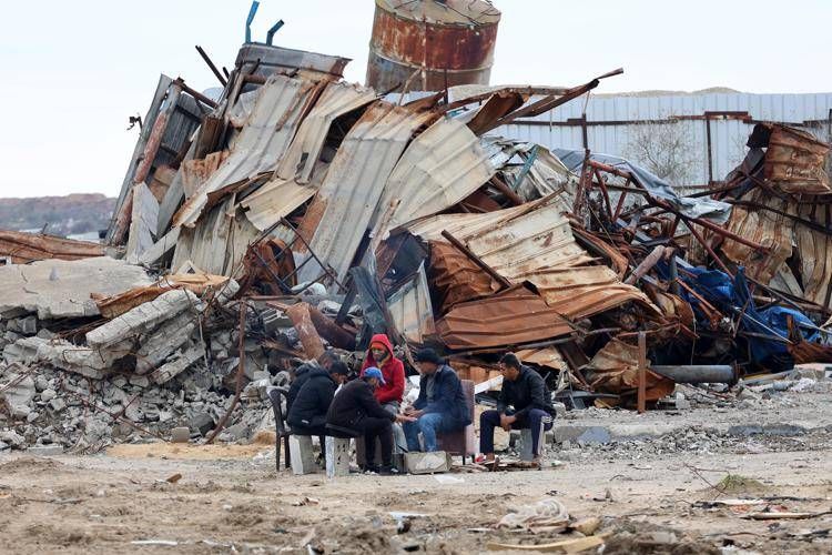 Macerie a Gaza - Afp