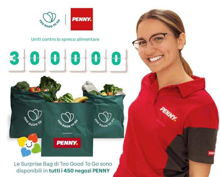 PENNY: 300.000 pasti salvati con Too Good To Go ﻿