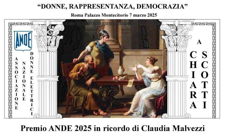 Premio 'Ande 2025', a Tavano (Hsbc) e Scotti (Bankitalia) opera maestro Gerardo Sacco