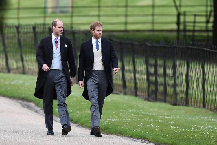 I principi William e Harry nel 2017 - Afp