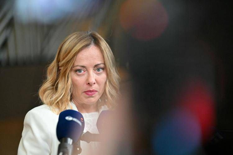 La presidente del Consiglio Giorgia Meloni (Afp)