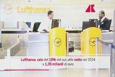 Lufthansa, nel 2024 utile netto gruppo a 1,38 miliardi (-18%)