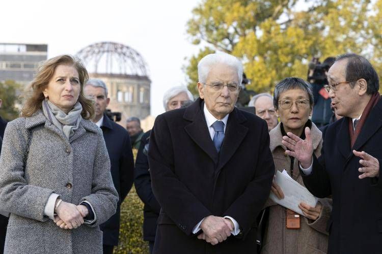 Il presidente della repubblica Mattarella a Hiroshima - (Quirinale)