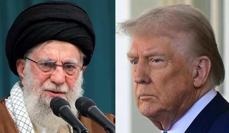 Ali Khamenei (Fotogramma) e Donald Trump (Afp)