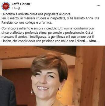 Incidente nella laguna di Venezia, vittima è Anna Rita Panebianco manager del Caffè Flori