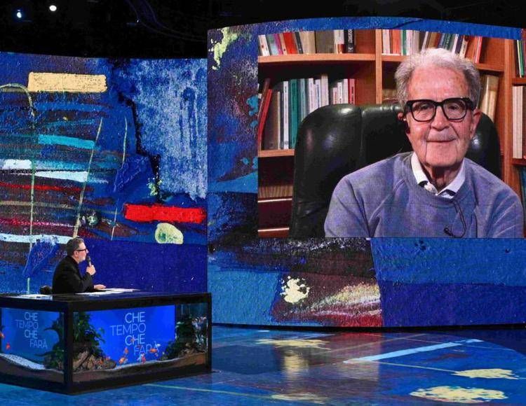 Romano Prodi a 'Che tempo che fa'