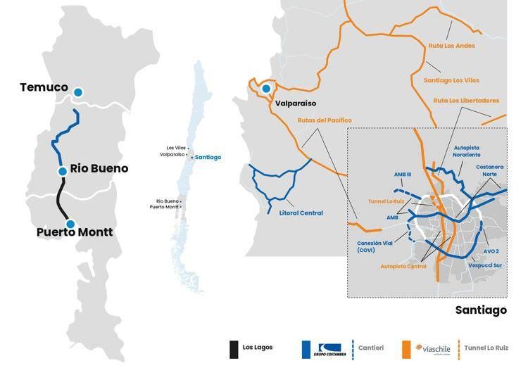 Mundys si aggiudica concessione Ruta 5 Temuco-Rio Bueno in Cile e amplia la presenza