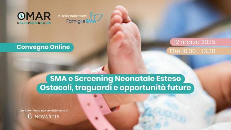 Sma, screening neonatale attivo in 13 Regioni in avvio in 5