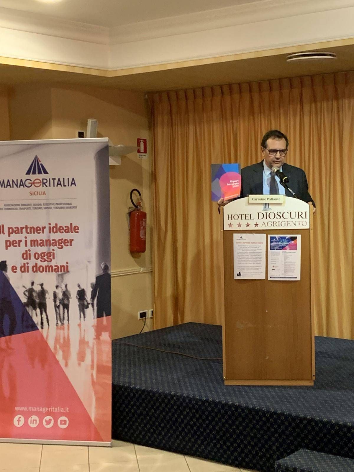 Economia e Sviluppo. Da Agrigento partono le nuove sfide sulla Sostenibilità che disegnano il futuro per le imprese siciliane Pallante, presidente Manageritalia Sicilia: «Affermare una nuova cultura d’impresa basata sulla sostenibilità, unica via per migliorare la competitività e la prosperità delle imprese del territorio».