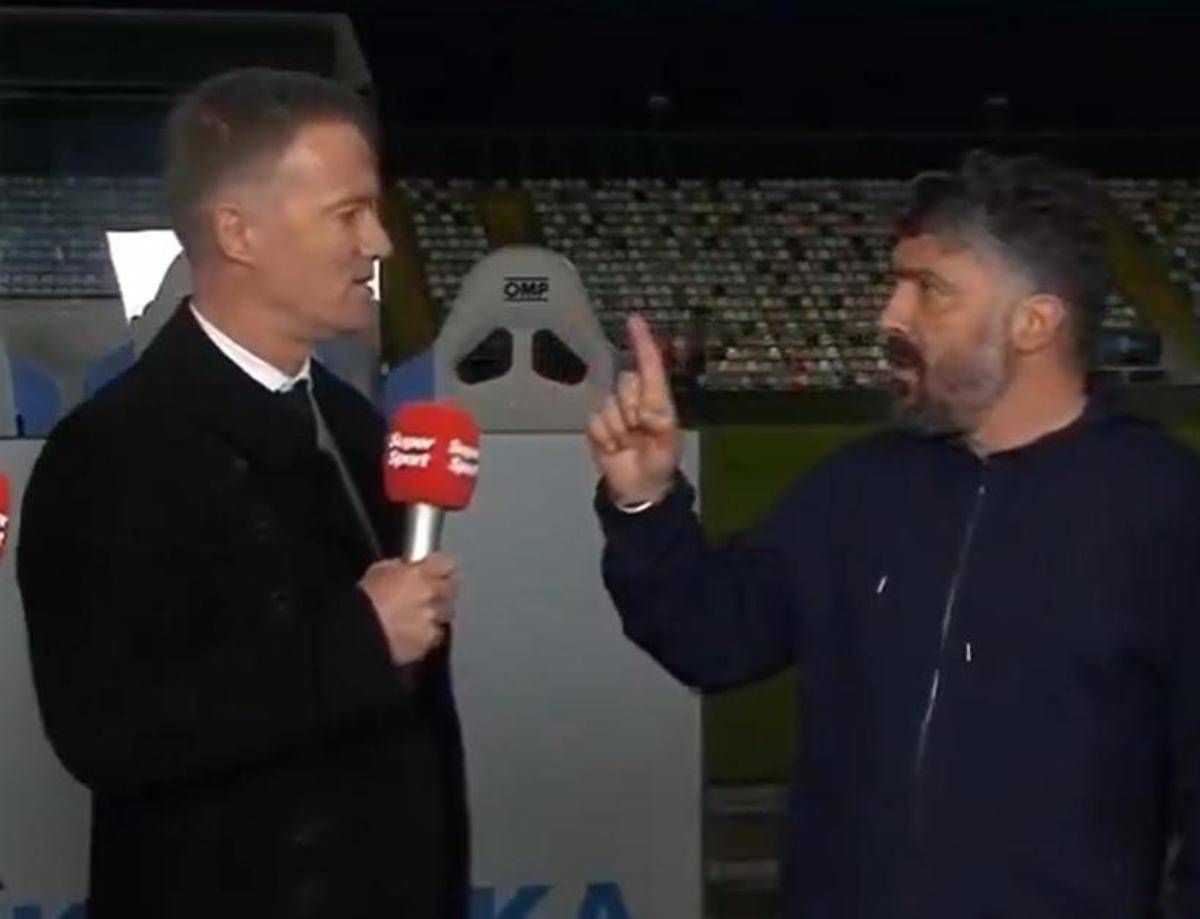 Gattuso e la lite in tv: 