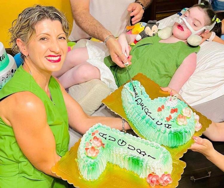 Nella foto  Federica Calà e la mamma Laura Portale 