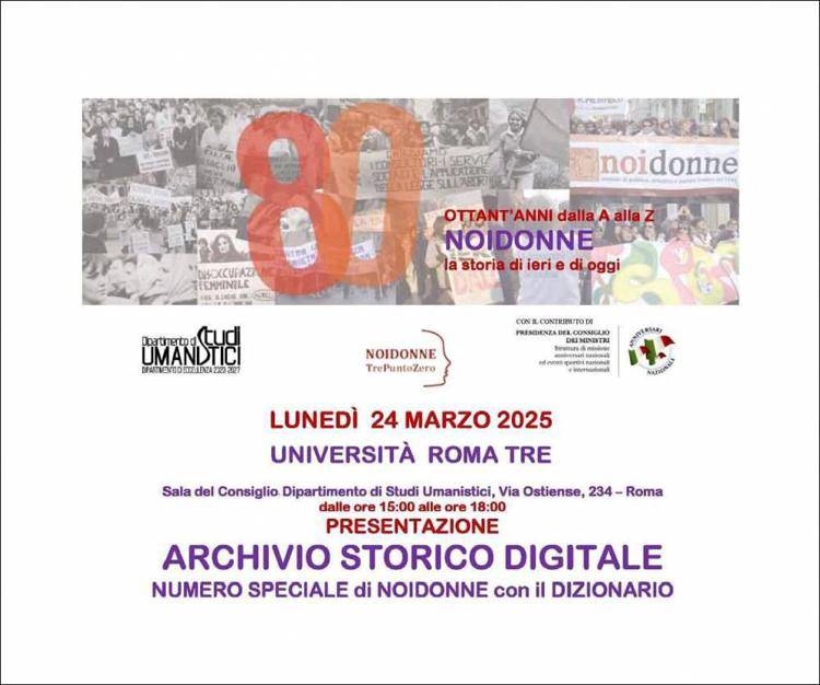 80 anni di Noidonne, la storia di ieri e oggi