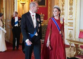 William e Kate al banchetto di Stato - Fotogramma /Ipa