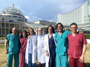 Il team di ricerca - (Foto Irccs ospedale San Raffaele di Milano)