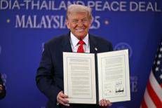 Donald Trump in Malesia - Afp
