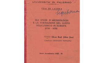 Ritrovata a Palermo la tesi di laurea di Gesualdo Bufalino