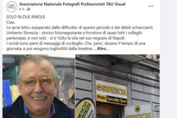 Napoli, suicida storico fotografo: Fisco non faccia pagare debiti alla mia famiglia
